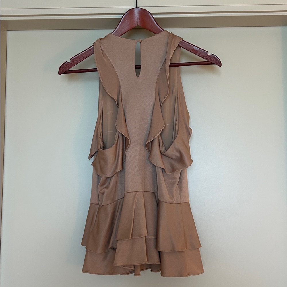 Jonathan Simkhai Sleeveless Ruffle Top - Picture 2 of 3